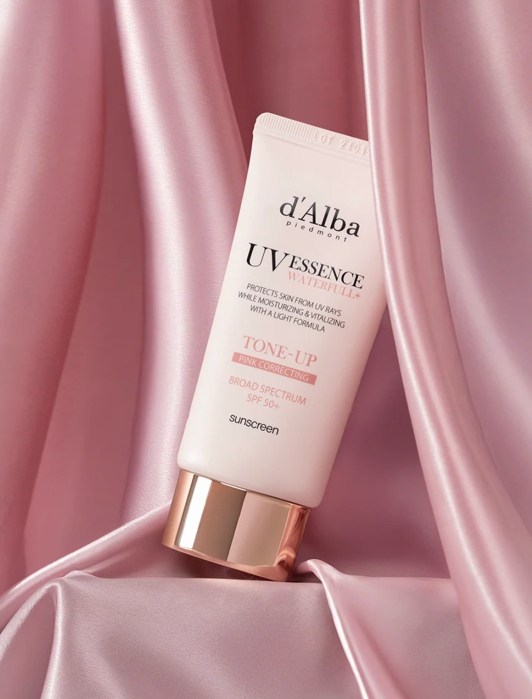 d'Alba - Pink Tone-Up SPF 50 Sunscreen with White Truffle Extract